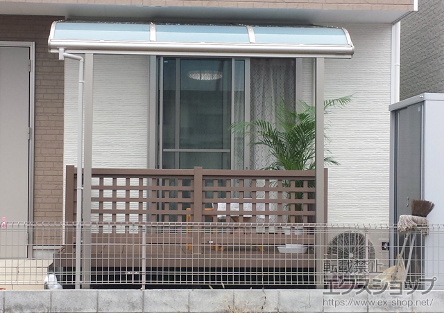 東京都東村山市ののテラス屋根 ヴェクターテラス R型 テラスタイプ 単体 積雪〜20cm対応 施工例