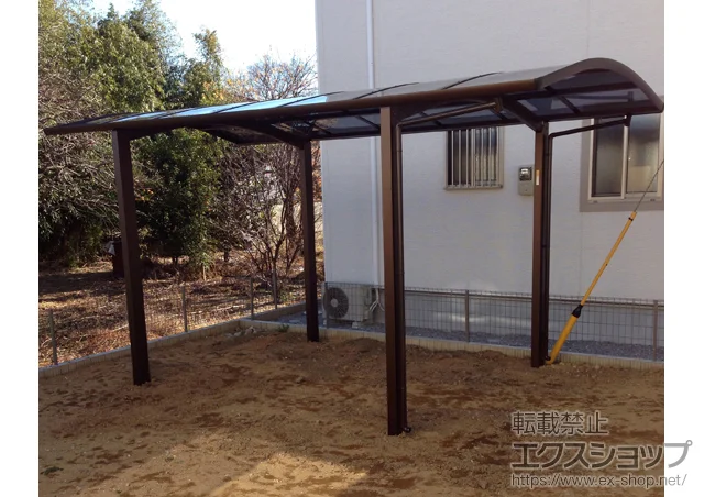 群馬県高崎市のYKKAPのカーポート レイナワンポートグラン　積雪～20cm対応 施工例