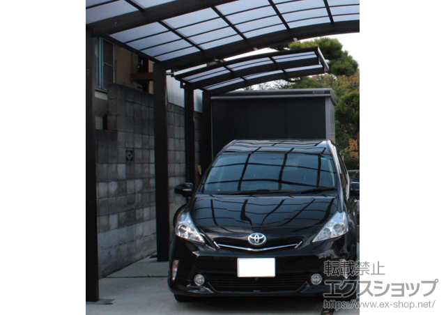 宮城県仙台市ののサイクルポート・駐輪場 レイナポートグランミニ 積雪〜20cm対応 施工例