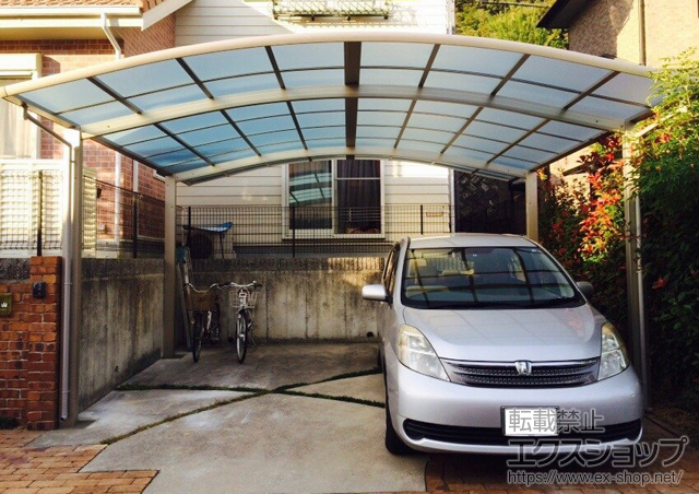 兵庫県姫路市ののカーポート レイナツインポートグラン　積雪〜20cm対応 施工例