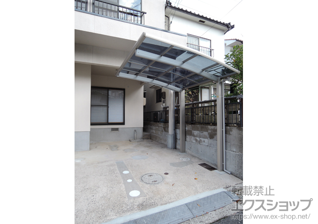 広島県広島市ののカーポート プレシオスポート 積雪〜20cm対応 施工例