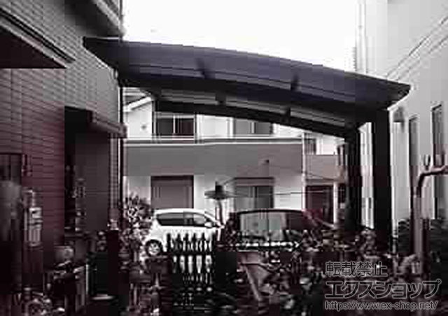 東京都板橋区ののサイクルポート・駐輪場 レイナポートグランミニ 積雪〜20cm対応 施工例