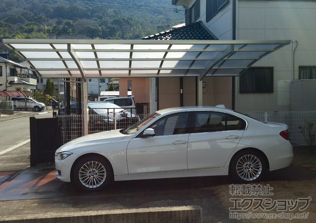 和歌山県和歌山市ののカーポート レイナポートグラン　積雪〜20cm対応 施工例