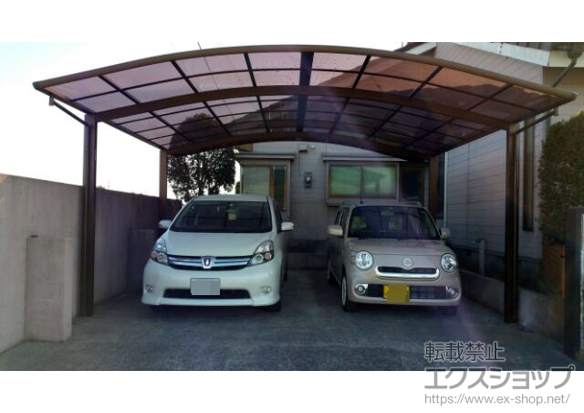 鹿児島県鹿屋市ののカーポート レイナツインポートグラン　積雪〜20cm対応 施工例