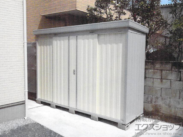 栃木県鹿沼市のの物置・屋外倉庫 ネクスタ 一般型 3050×950×2020(NXN-29S FW) 施工例