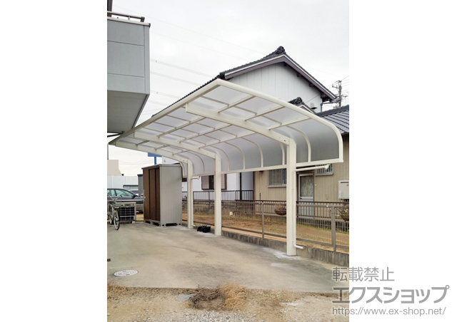 愛知県知多郡東浦町ののカーポート レイナキャップポートグラン　延長 施工例