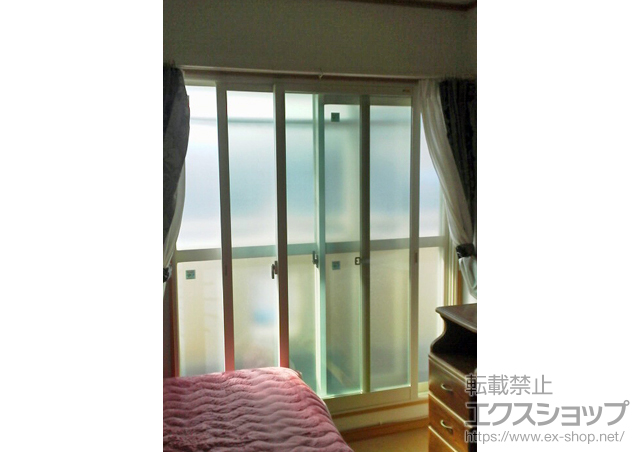 大阪府大阪市のの二重窓（内窓） インプラス(ダストバリア)引き違い窓2枚建て 施工例