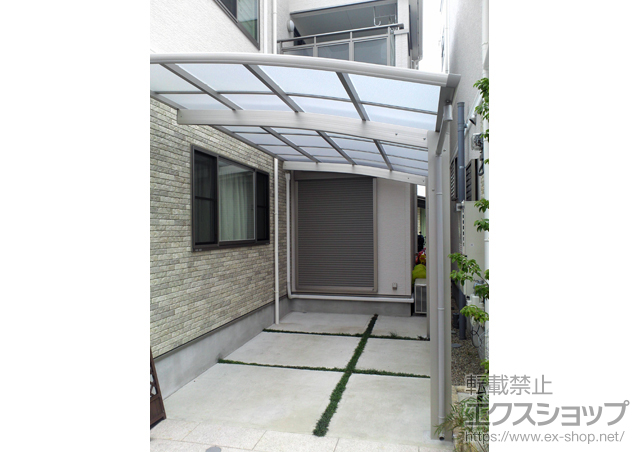 大阪府大阪市ののカーポート プレシオスポート 積雪〜20cm対応 施工例