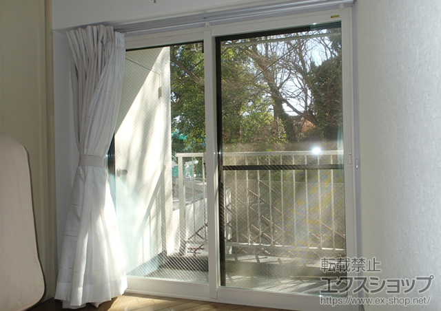 神奈川県横浜市のの二重窓（内窓） インプラス(ダストバリア)引き違い窓2枚建て 施工例