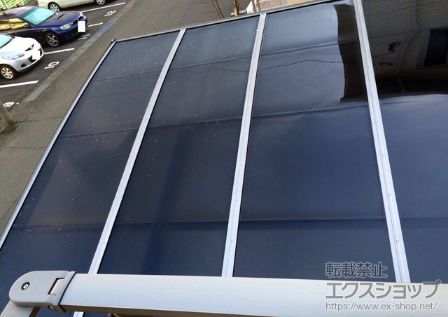 神奈川県川崎市のLIXIL リクシル（トステム）のカーポート カーブポートシグマIII 積雪〜20cm対応 施工例