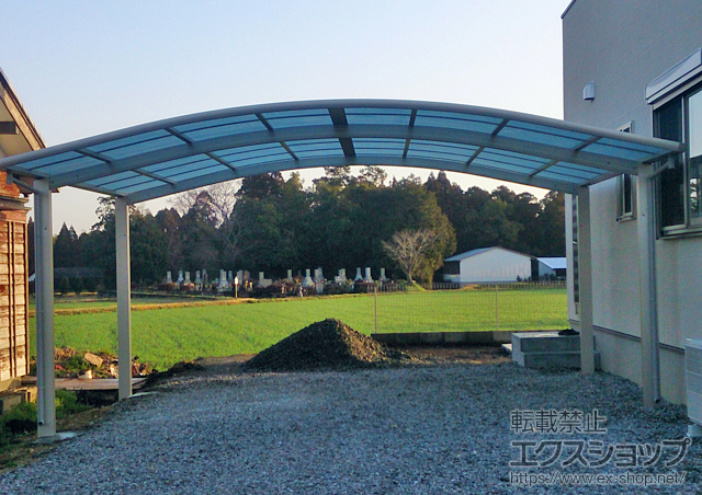 宮崎県児湯郡川南町ののカーポート レイナツインポートグラン　積雪〜20cm対応 施工例