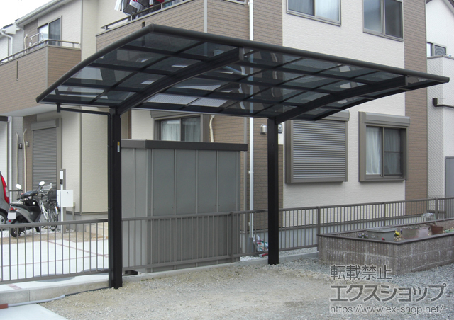 奈良県大和高田市ののカーポート レイナポートグラン　積雪〜20cm対応 施工例