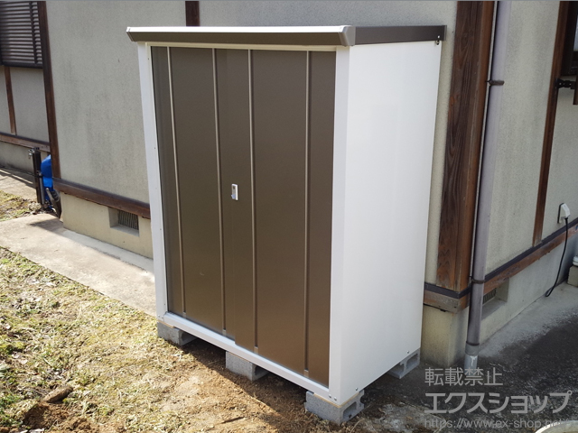 福島県郡山市のの物置・屋外倉庫 ファインII SKFII-mini 一般型 1300×700×1530(SKFII-mini) 施工例