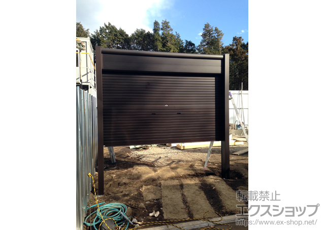 神奈川県藤沢市ののガレージシャッター シャッターゲート FX2型 手動式 施工例