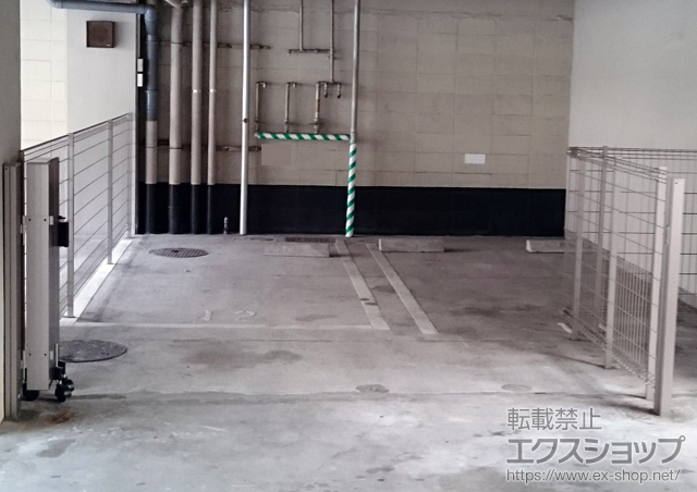 広島県広島市ののカーゲート トリップゲート RA型 ノンレール 片開き 33S 施工例