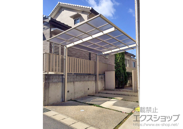 愛知県長久手市ののカーポート エフルージュグラン　積雪〜20cm対応 施工例