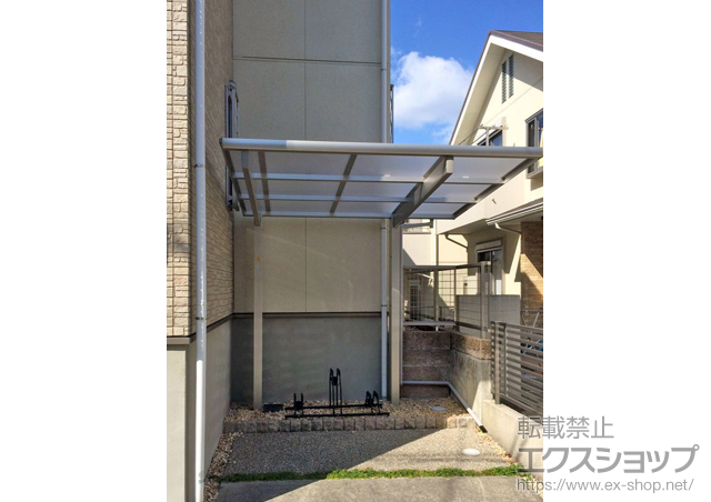 愛知県長久手市ののサイクルポート・駐輪場 エフルージュグランミニ 積雪〜20cm対応 施工例