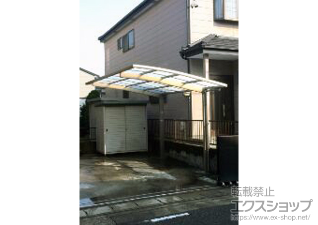 愛知県名古屋市のLIXIL リクシル（トステム）のカーポート カーブポートシグマIII 積雪〜20cm対応 施工例