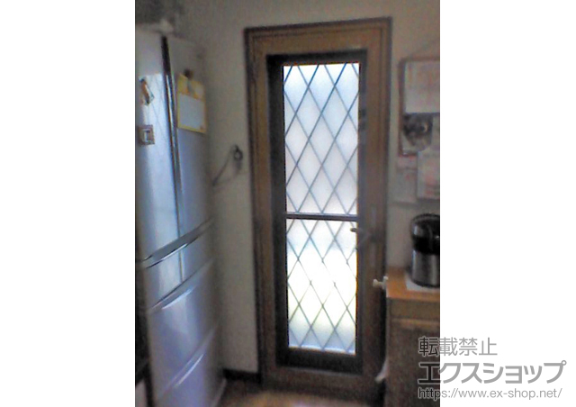 鹿児島県鹿児島市のの二重窓（内窓） インプラス ダストバリア仕様 テラスドア 右吊元 施工例