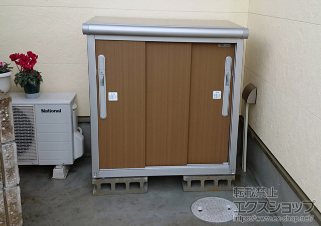 大阪府箕面市のの物置・屋外倉庫 エスモ 一般型  (ESD-1006YGL) 施工例