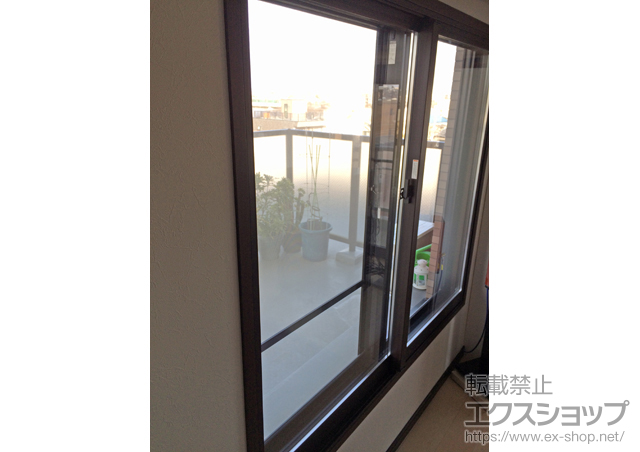 東京都葛飾区のの二重窓（内窓） インプラス(ダストバリア)引き違い窓2枚建て 施工例