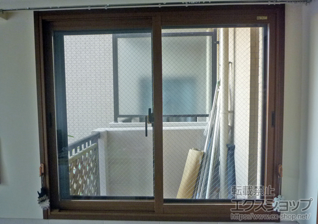 神奈川県横浜市のの二重窓（内窓） インプラス(ダストバリア)引き違い窓2枚建て 施工例