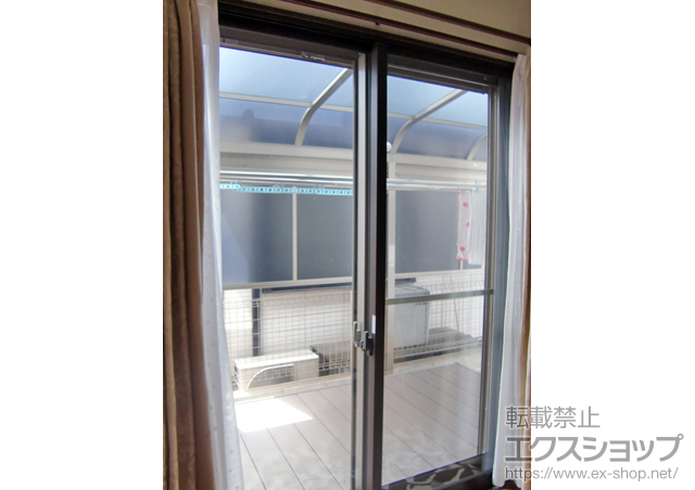 福岡県北九州市のの二重窓（内窓） インプラス(ダストバリア)引き違い窓2枚建て 施工例