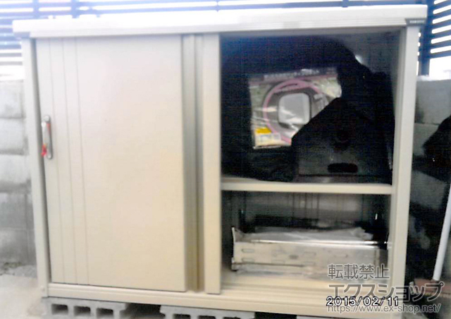 兵庫県姫路市のの物置・屋外倉庫 グランプレステージジャスト (M-155DT W ) 施工例