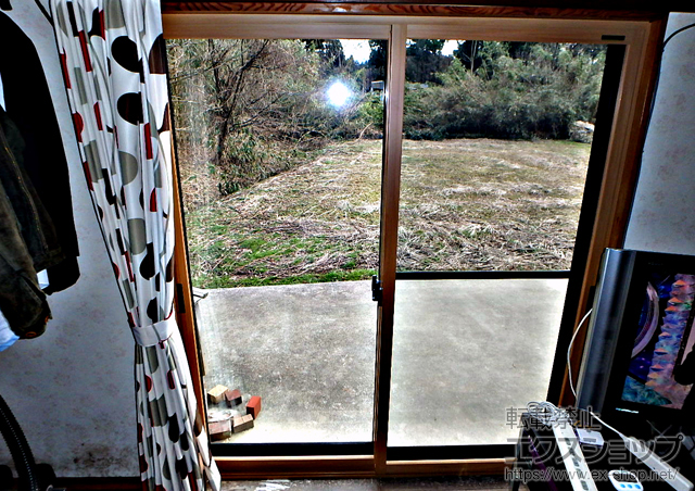 石川県鹿島郡中能登町のの二重窓（内窓） プラマードU 引違い窓2枚建 施工例