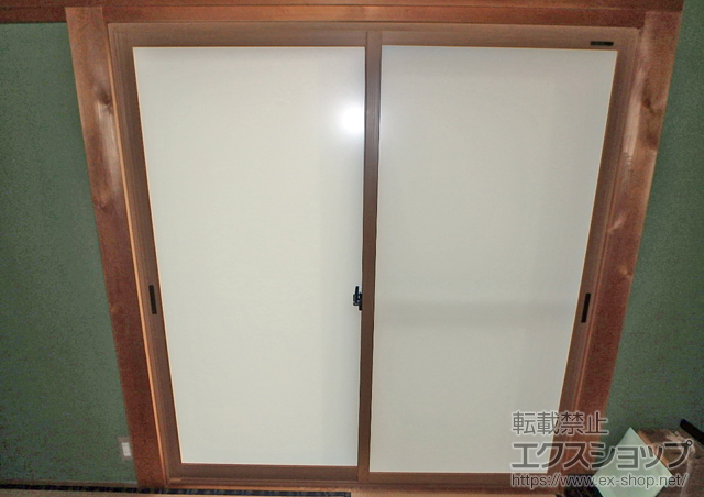 石川県鹿島郡中能登町のの二重窓（内窓） プラマードU 引違い窓2枚建 施工例