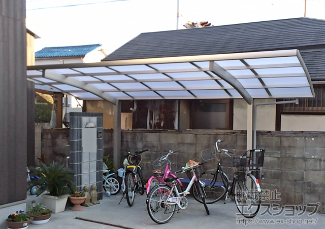 大阪府堺市ののカーポート プレシオスポート 積雪〜20cm対応 施工例