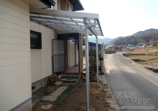 広島県安芸郡熊野町ののテラス屋根 規格型 6TC 積雪~20cm対応 施工例