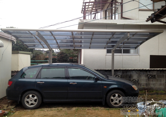 熊本県熊本市ののカーポート プレシオスポート 積雪〜20cm対応 施工例