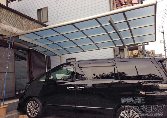 兵庫県神戸市ののカーポート レイナポートグラン　積雪〜20cm対応 施工例