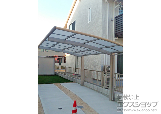 山口県玖珂郡和木町ののカーポート プレシオスポート 積雪〜20cm対応 施工例