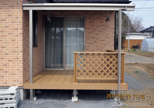 �Ȗ،����s��S��ؒ���LIXIL ���N�V���i�g�X�e���j�̃E�b�h�f�b�L ���X�g�X�e�[�W ���[�܂�{���X�g�X�e�[�W �f�b�L�t�F���X �{�H��