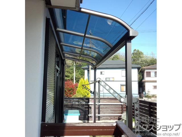 愛知県日進市ののテラス屋根 プレシオステラス R型 テラスタイプ 単体 積雪〜20cm対応 施工例