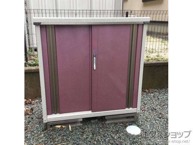 福島県二本松市のの物置・屋外倉庫 グランプレステージジャスト 1120×530×1100(M-115DF WP) 施工例