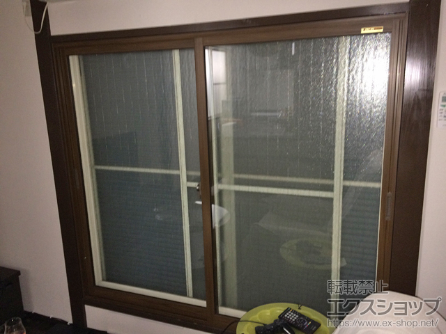 東京都江戸川区のの二重窓（内窓） プラマードU 引違い窓 2枚建 施工例