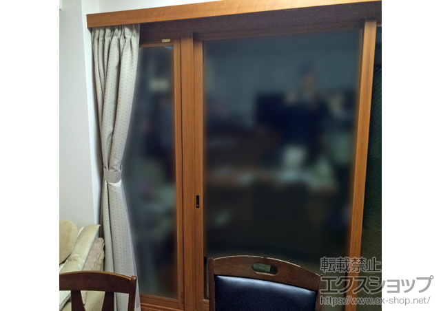 兵庫県神戸市のの二重窓（内窓） インプラス(ダストバリア)引違い窓2枚建て＋インプラス(ダストバリア)FIX窓　※連窓仕様 施工例