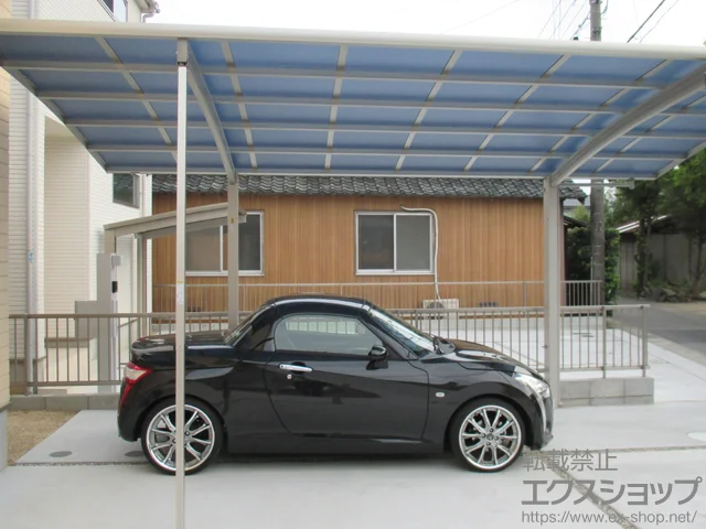 愛知県西尾市ののフェンス・柵・塀、カーポート ハイサモア フリーポールタイプ 施工例