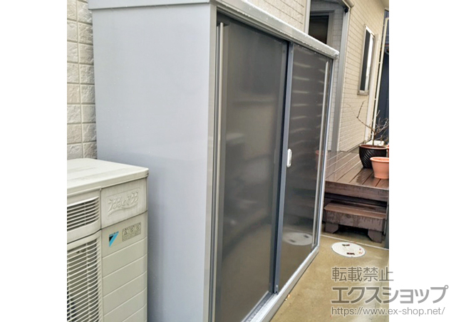 石川県金沢市のの物置・屋外倉庫 シンプリー 一般型(MJN-175DP PG ) 施工例