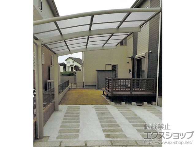 福岡県福津市ののカーポート レイナポートグラン　積雪〜20cm対応 施工例