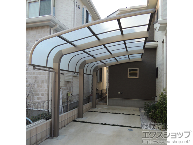 埼玉県所沢市のLIXIL リクシル（トステム）のカーポート テールポートシグマIII 1500 積雪〜50cm対応 施工例