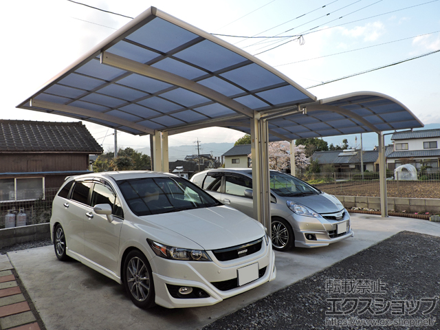 熊本県球磨郡多良木町ののカーポート プレシオスポート 積雪〜20cm対応 施工例