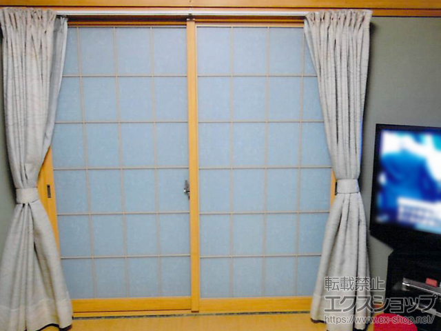 徳島県吉野川市のの二重窓（内窓） インプラス ダストバリア仕様 引違い窓 2枚建 施工例