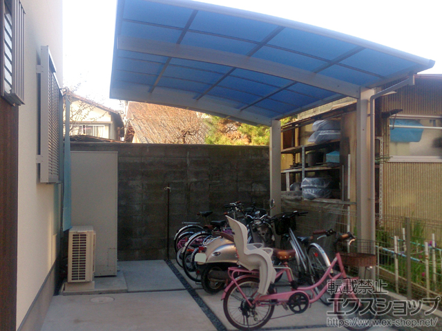 京都府京都市ののカーポート プレシオスポート 積雪〜20cm対応 施工例