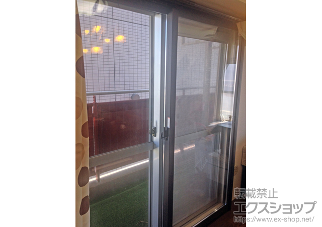愛知県名古屋市のの二重窓（内窓） インプラス(ダストバリア)引き違い窓2枚建て 施工例