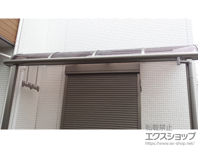 神奈川県藤沢市のLIXIL リクシル（トステム）のテラス屋根 パワーアルファ RB型 テラスタイプ 単体 積雪〜30cm対応 施工例