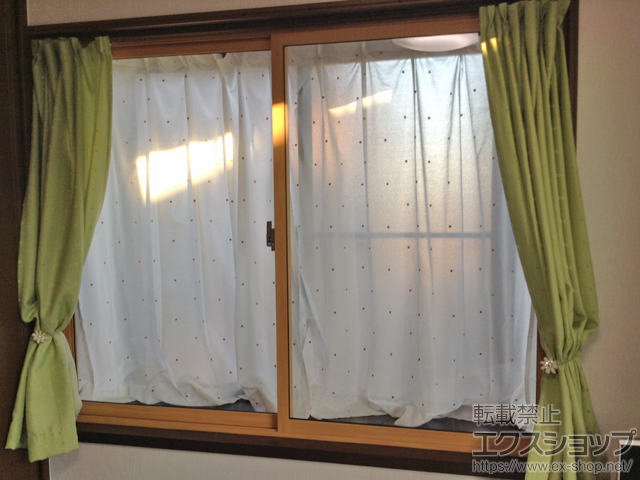 神奈川県高座郡寒川町のの二重窓（内窓） インプラス(ダストバリア)引き違い窓2枚建て 施工例